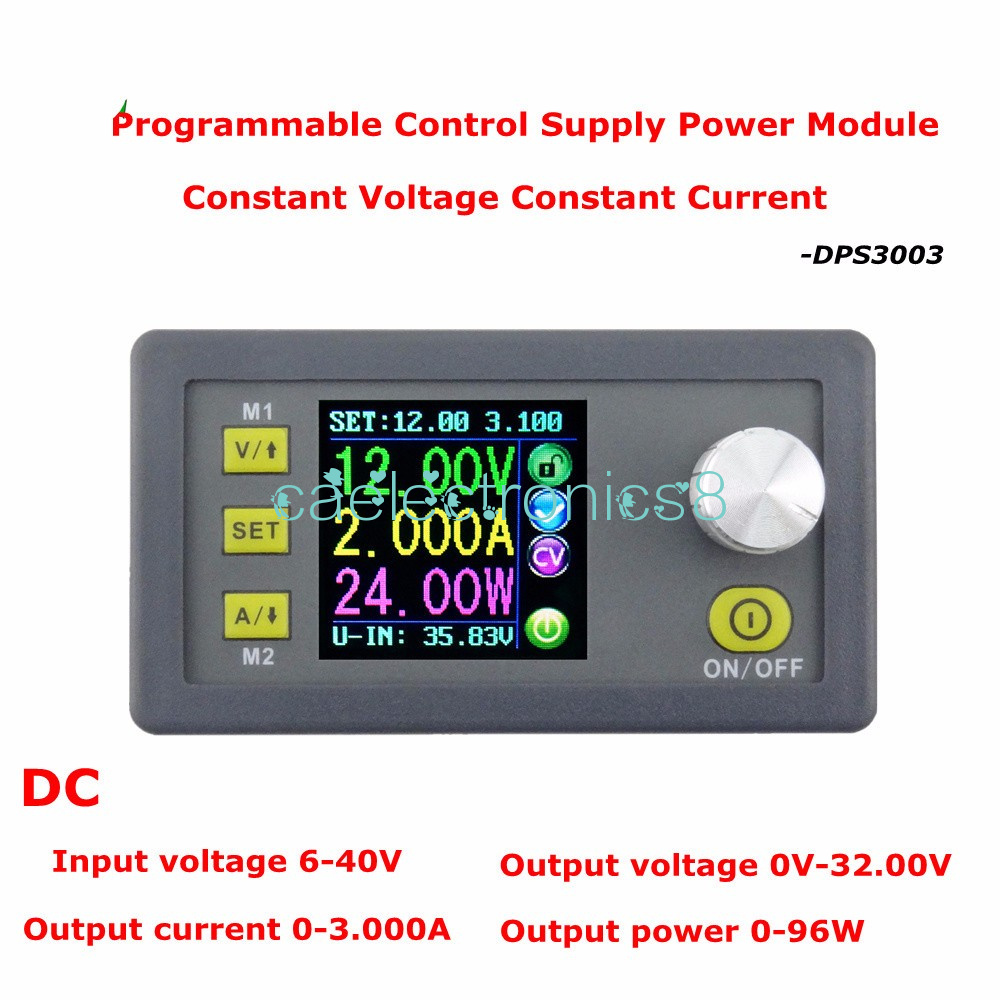 Step-down Digital-controlled Module Constant Current CNC Power Supply 6-40V 0-3A