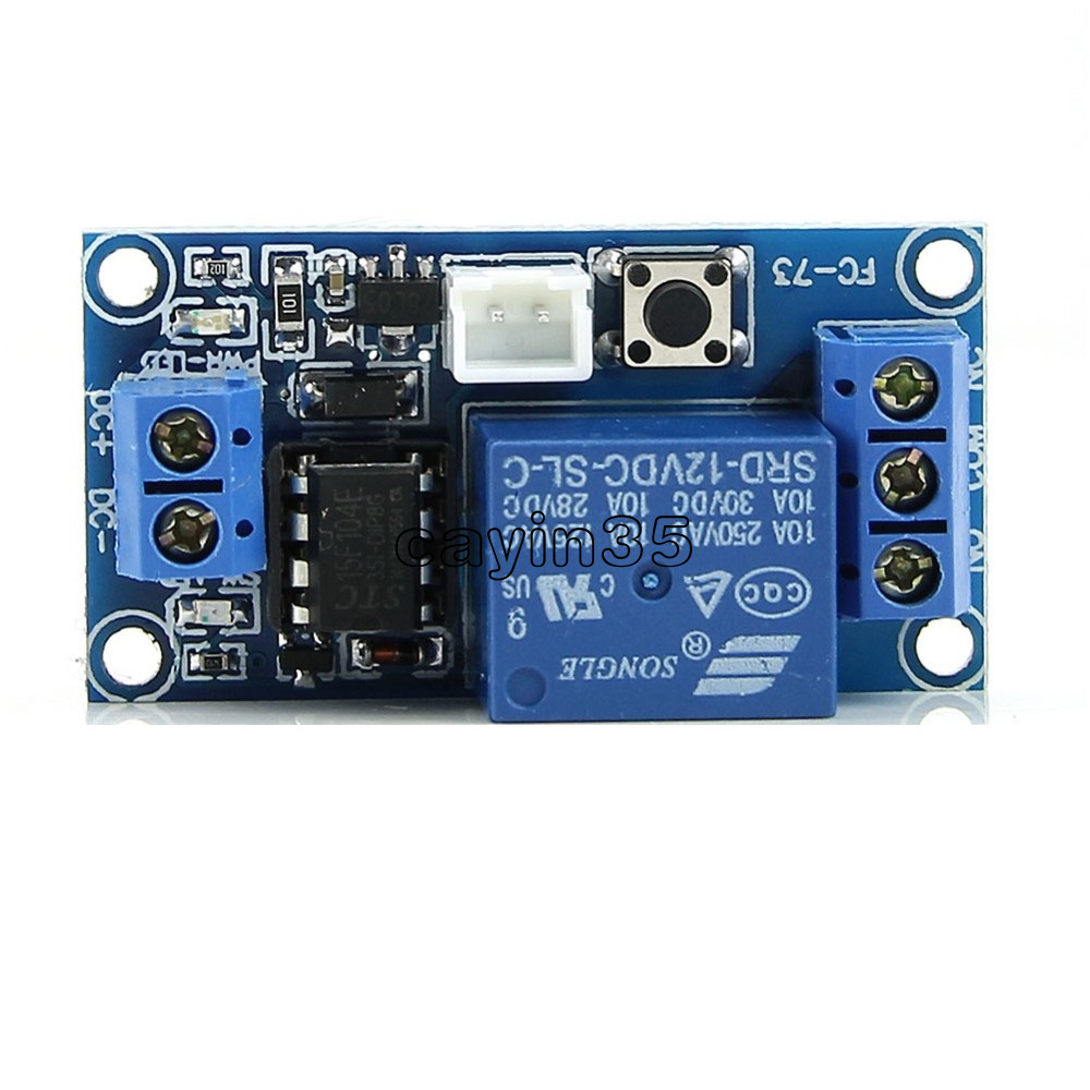 12V 10A Magnetic Latching Relay Module – Self-Locking, Zero Power Hold Switch For DIY Projects