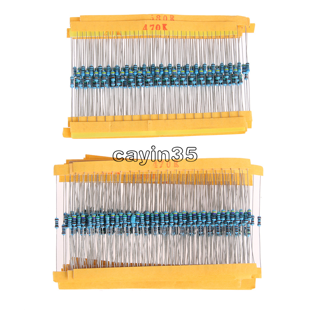 1//4w Resistance 1/% Metal Film Resistor Bag 30 kinds Each 20 Total 600pcs TOP ST