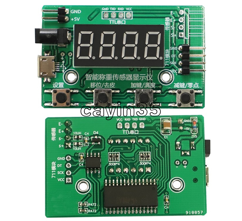 Load Cell HX711 AD Module Weight Sensor Digital Display Electronic