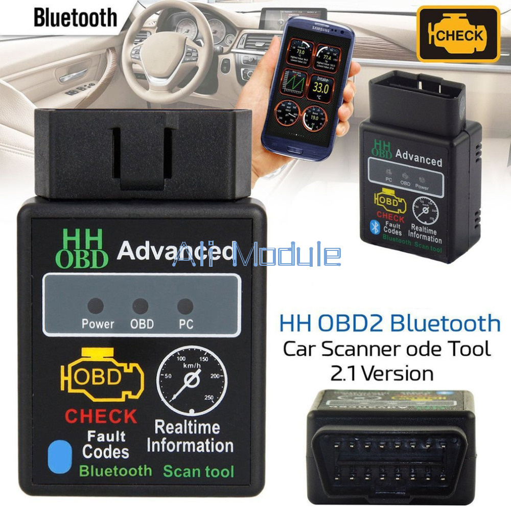  JOYING ELM 327 V2.1 Bluetooth Vehicle Diagnostic Tool OBD2  OBD-II ELM327 Car Interface Scanner Works On Android : Electronics