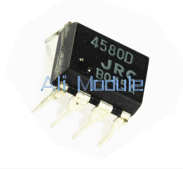 3PCS IC JRC DIP-8 JRC4580D Operational Amplifiers NEW GOOD QUALITY