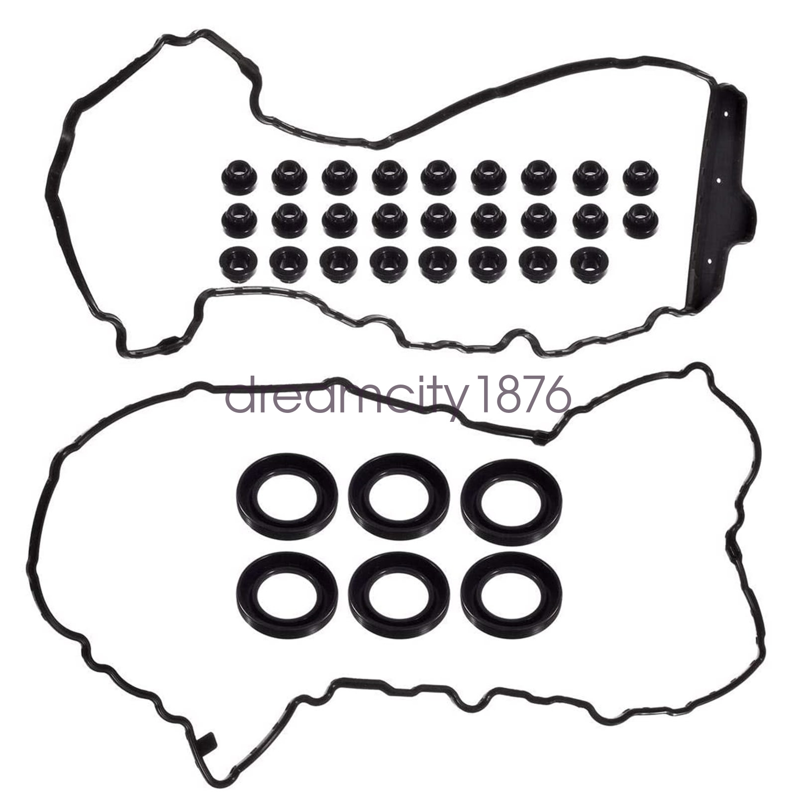 Set Valve Cover Gaskets for Chevy Chevrolet Camaro Impala Equinox 3.0L ...