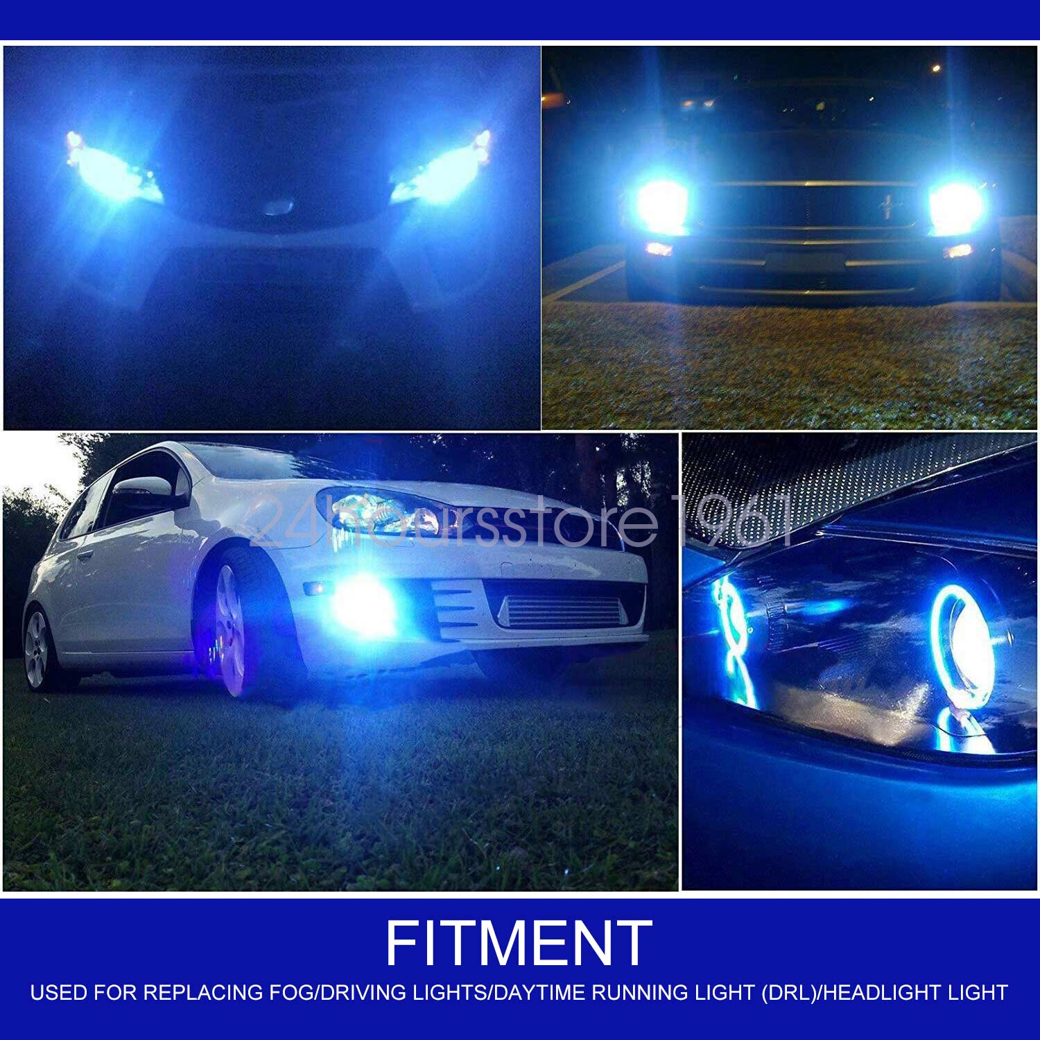 4X LED 8000K Headlight Low Beam Fog Light Bulb Kit For Nissan Altima