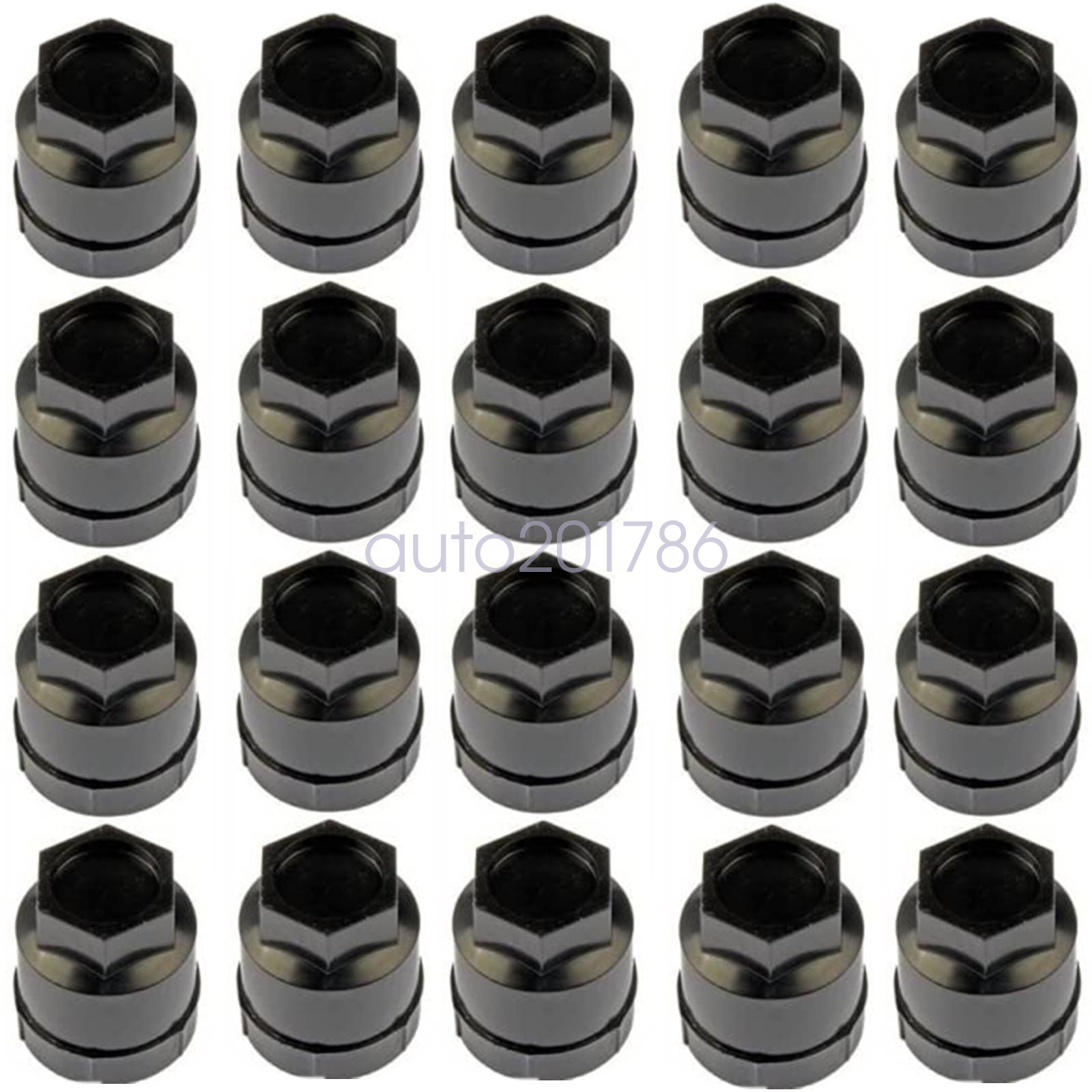 20PCS Black screw on wheel lug nut covers For 19821992 Camaro z28 IROC