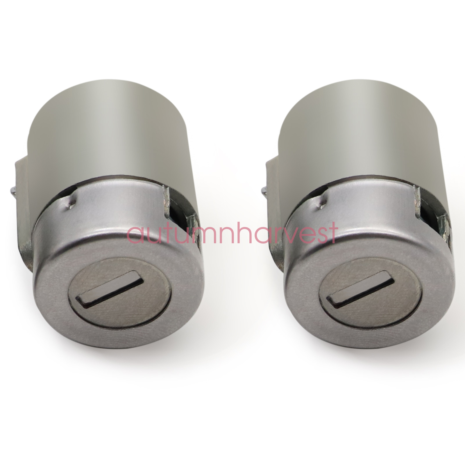 For C1500 K1500 Tahoe Yukon Front Door Lock Cylinder Kit Pair Set with