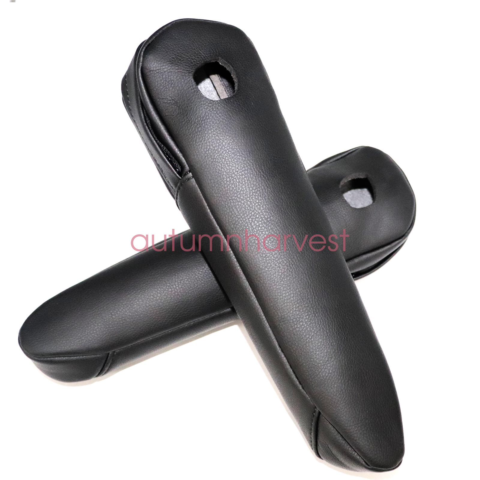 Leather Front Seat Armrest Cover fit for Honda CRV CRV 20072009 Black U eBay