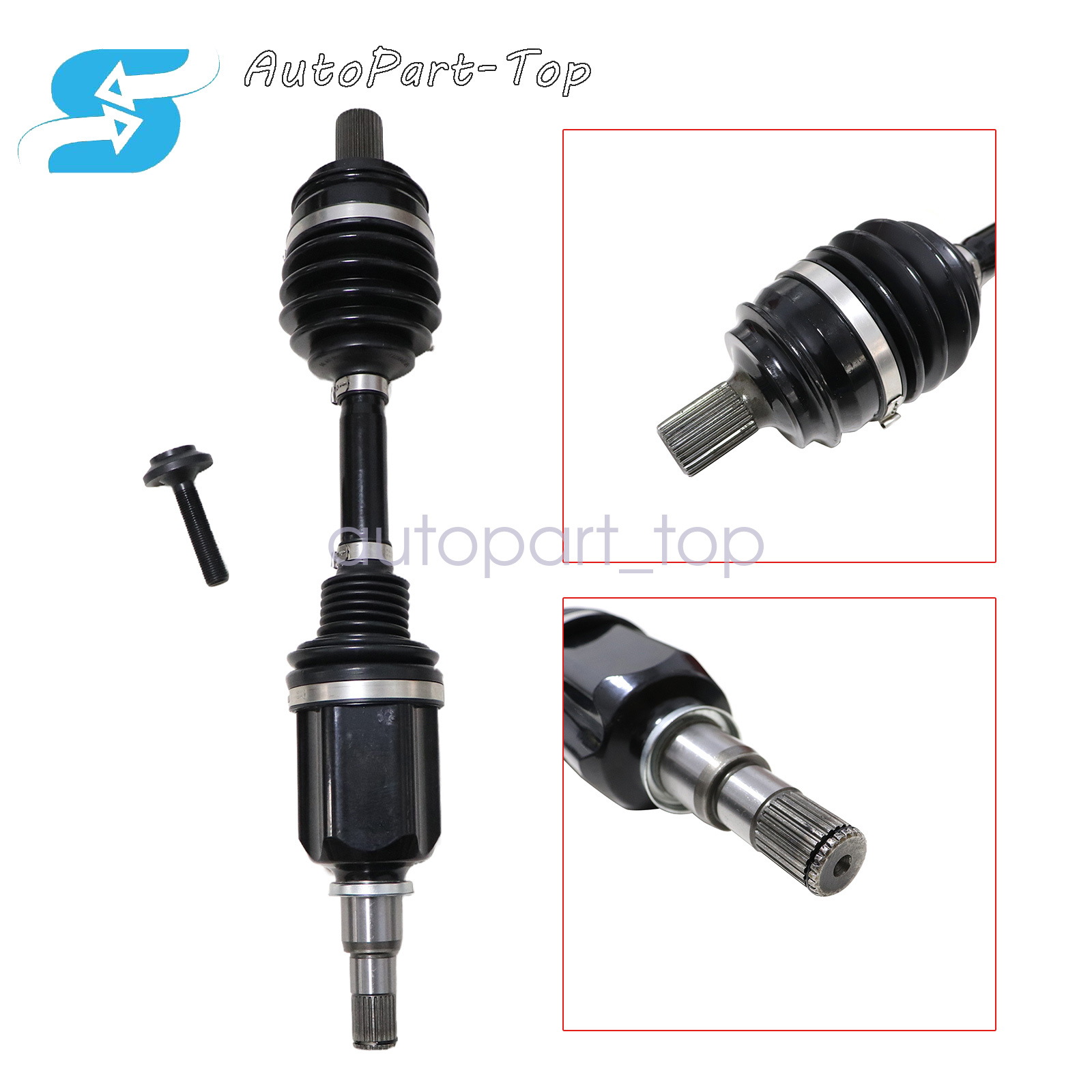 1X CV Axle Front Right For Mercedes Benz C300 4Matic 2018