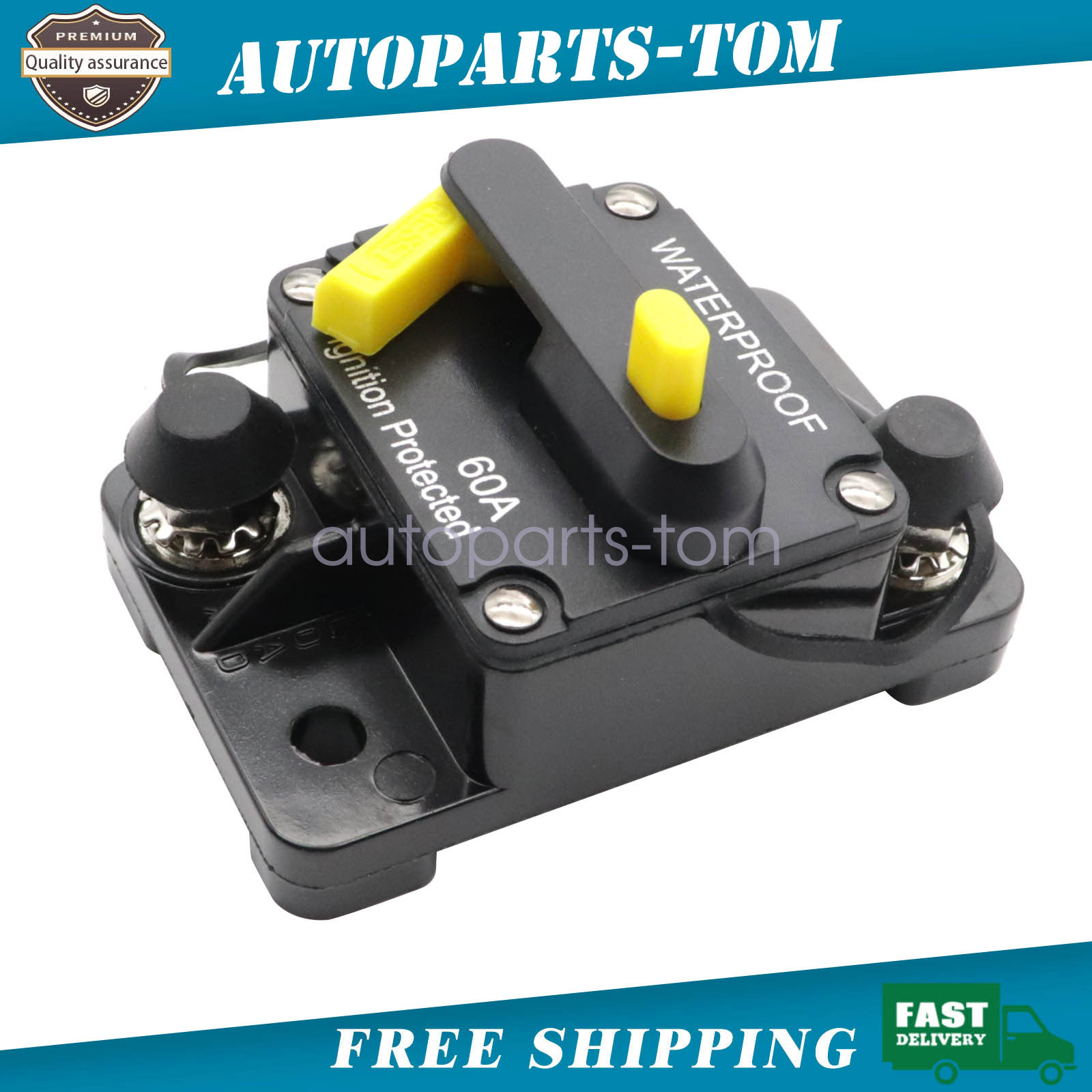 New Auto Marine Stereo Audio FuseInverter 60AMP 12V DC