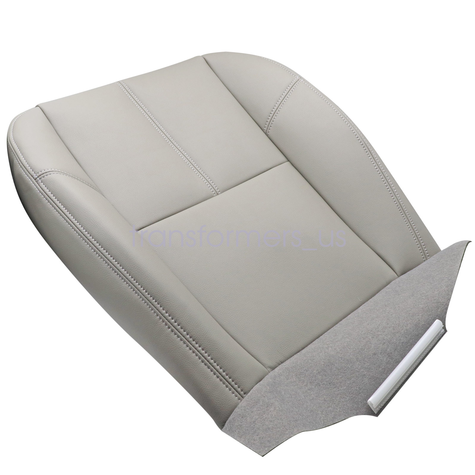 For 2007 2008 2009 Chevy Silverado 1500 Driver Bottom Leather Seat Cover Gray833 eBay