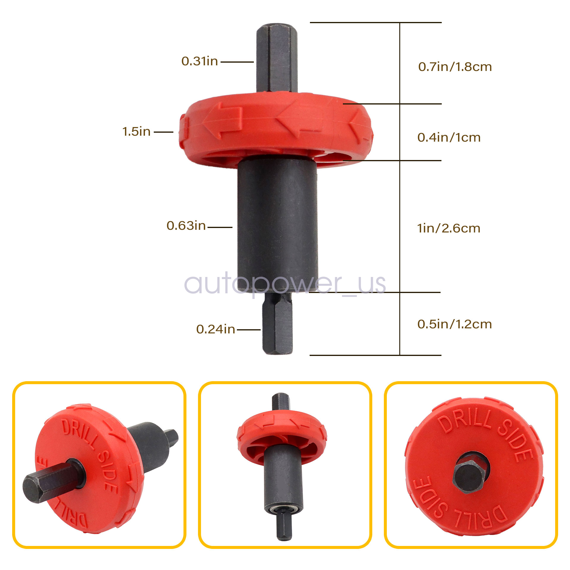 Jump Start Electric Engine Easy Starter Drill Bit Adapter for Troy