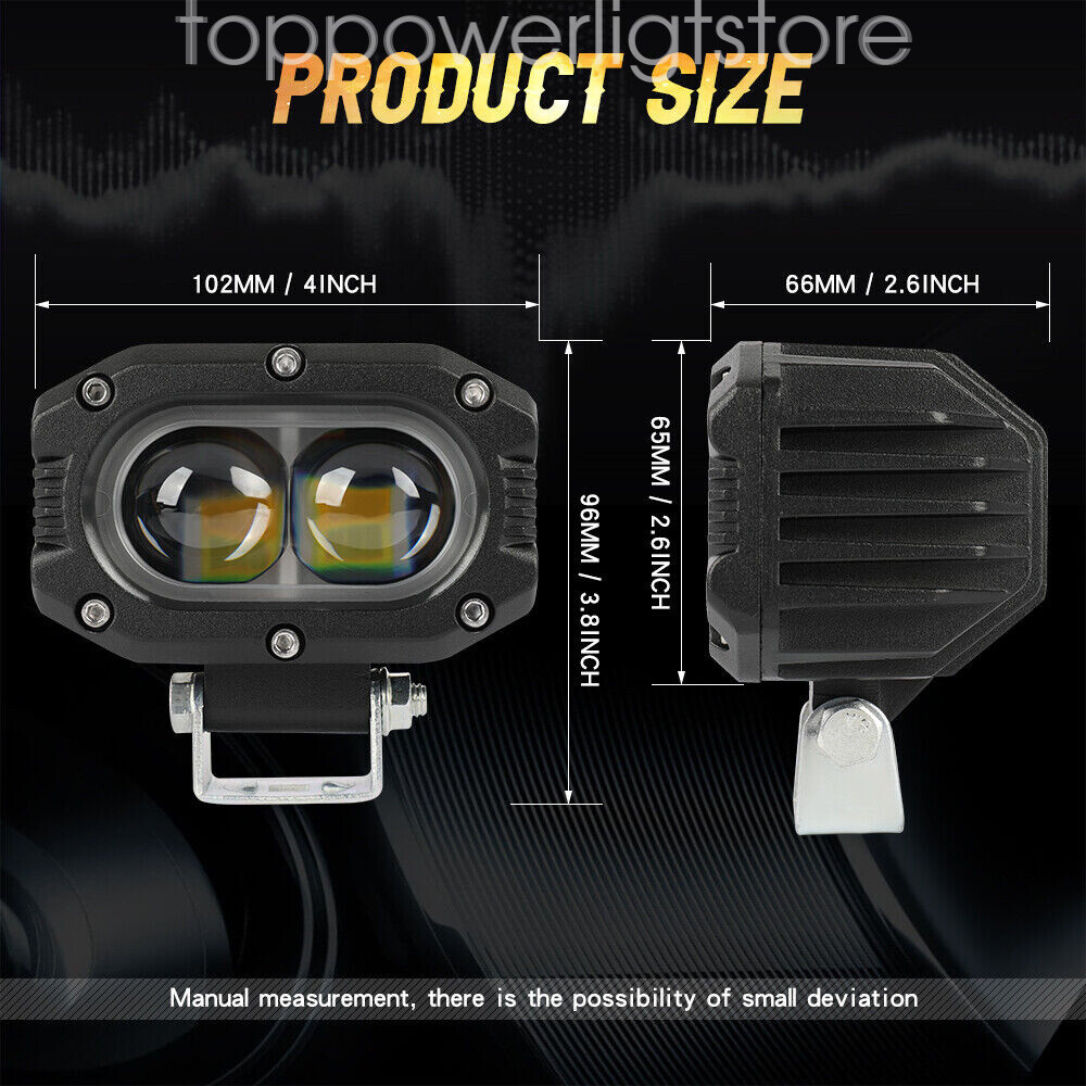 50" LED Light Bar + 7" Spot/Flood Pods Kit For Can-Am Maverick X3 – 1800W, IP68, 12-24V – Autoledlight