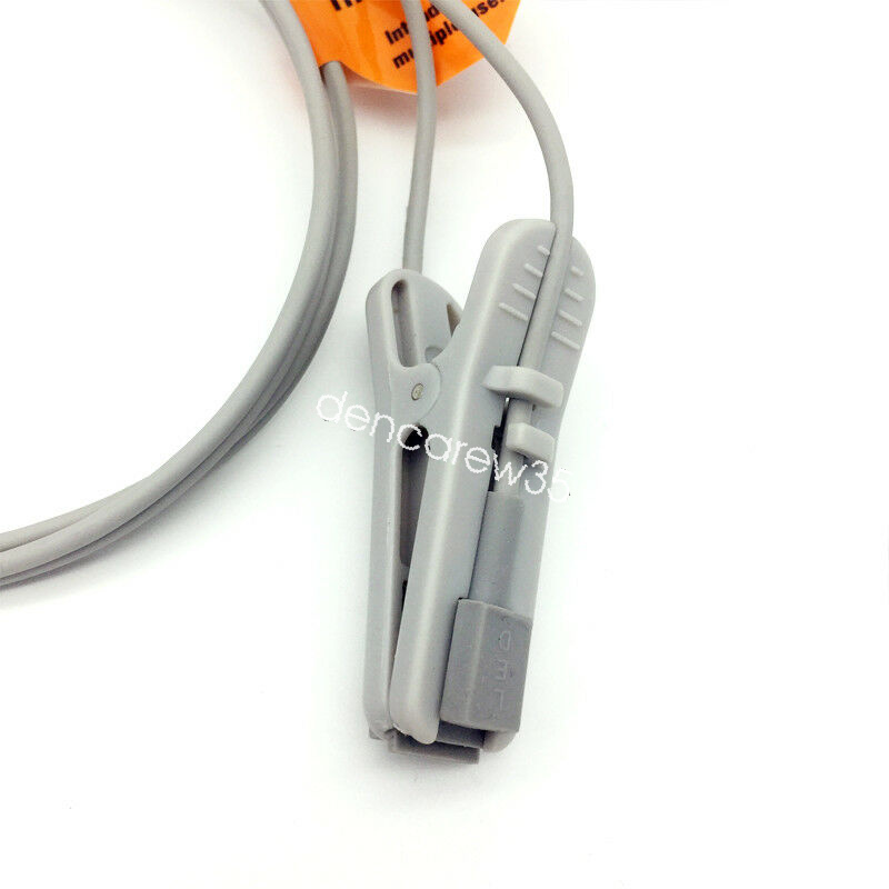 9Pin Compatible Nellcor Oximax Adult Ear Clip Spo2 Sensor Oximeter