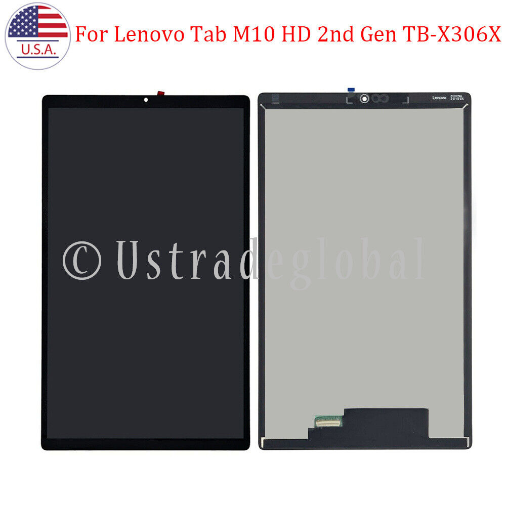 For Lenovo Tab M10 HD 2nd Gen TB-X306X TB-X306F X306 LCD Touch Screen  Digitizer