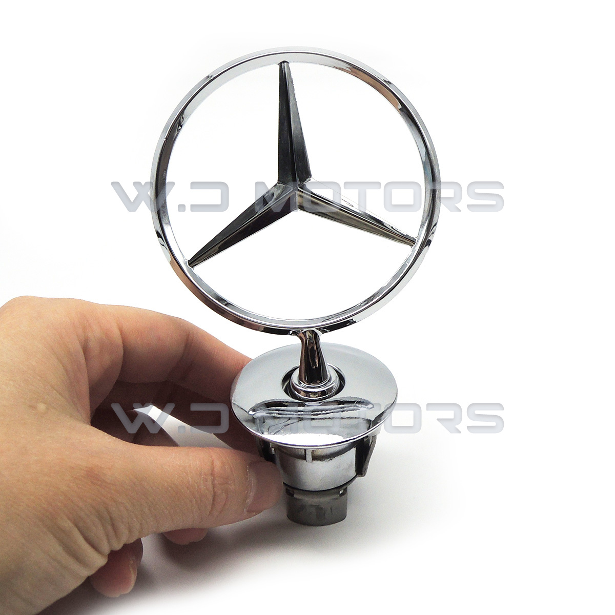 3D Mercedes-Benz Star Logo Emblem Badge Hood W210 W202 W203 C200 W211  Chrome