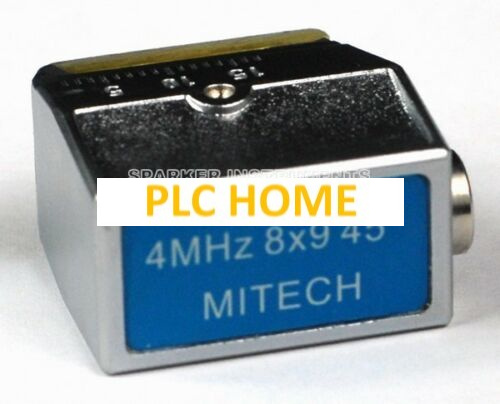 45º 4MHZ 8x9mm Sensor Probe Transducer for Mitech Ultrasonic Flaw Detector #RS8