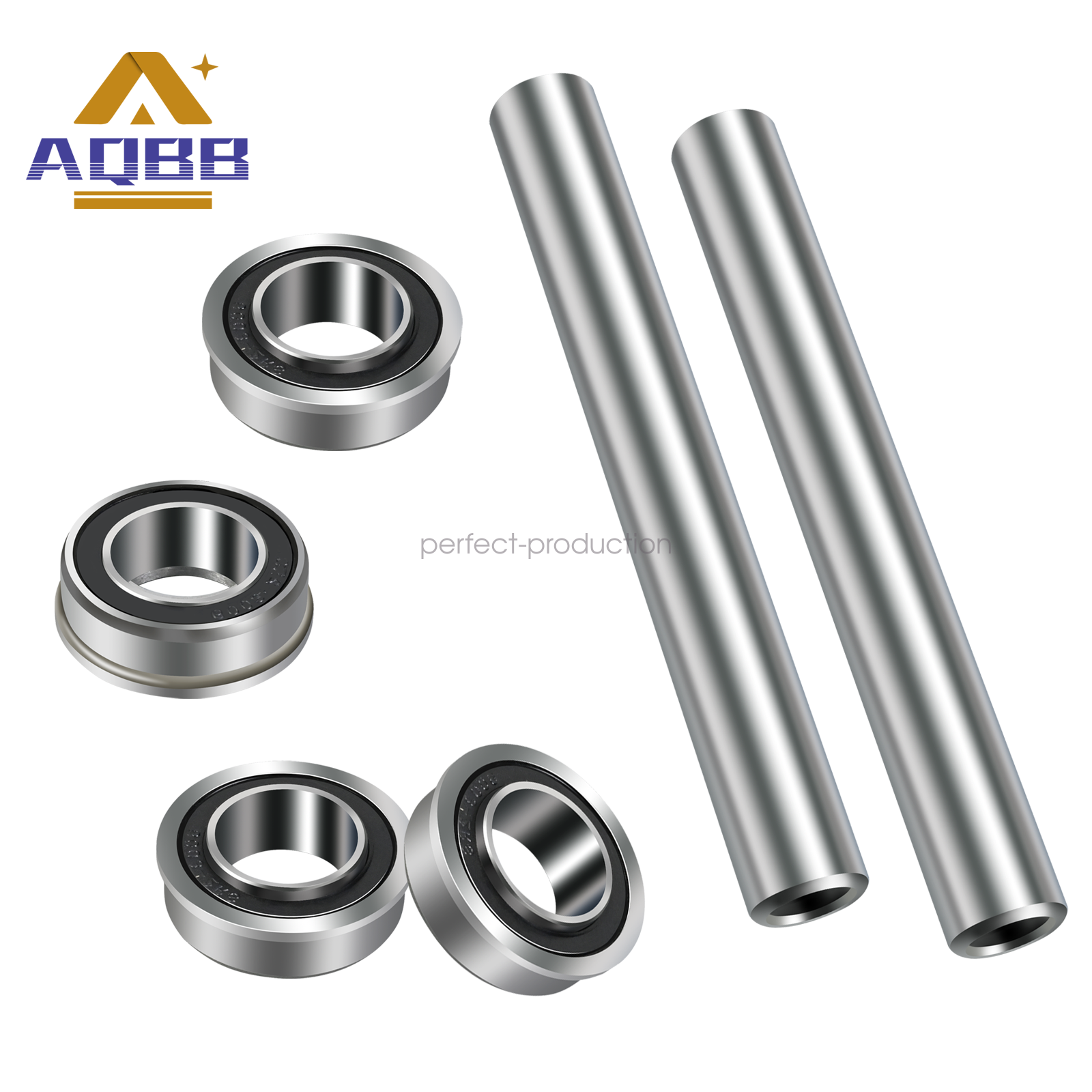 MEISSEN 2脚 590486802 Stainless Steel Front Wheel Axle & Bearing Conversion
