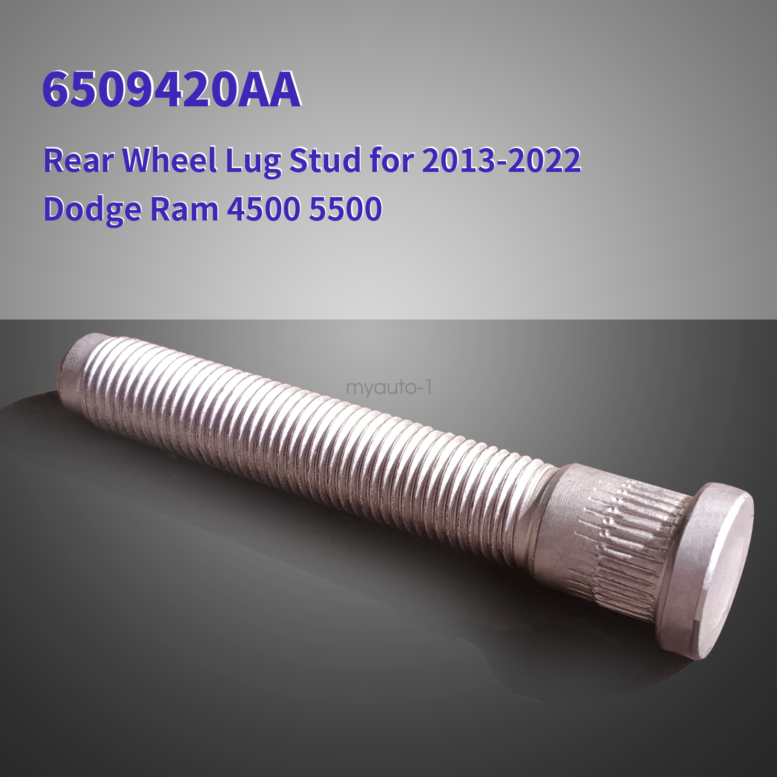 Wheel Lug Stud Fits Mopar 6509420AA Ram 2013-2022 4500 5500 | eBay