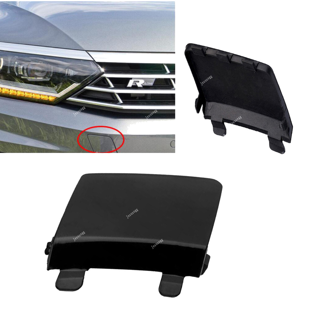 Bumper Tow Hook Cover Molding Trim Black 3C8807241 Fits VW Passat CC