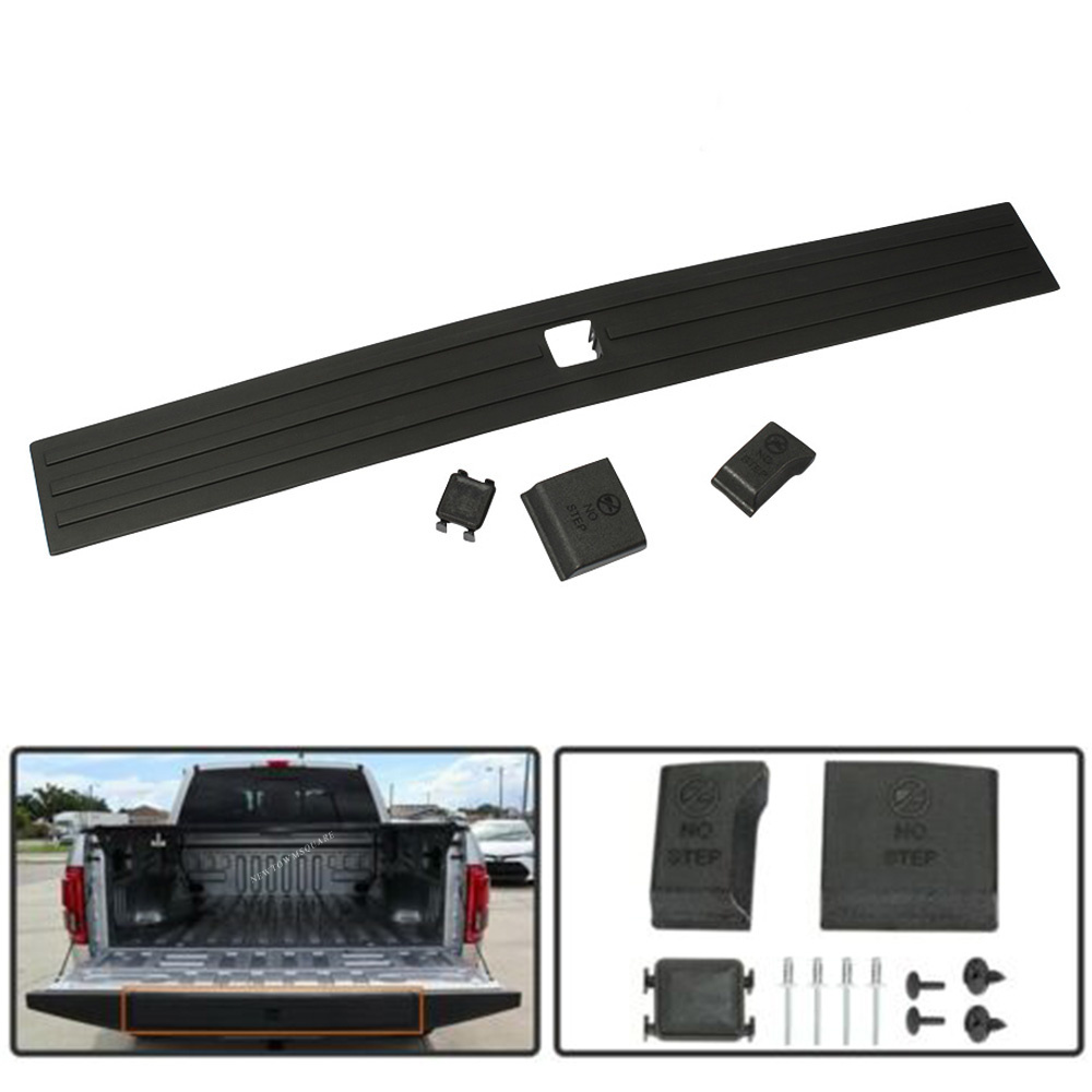 Tailgate Flexible Flex Step Pad Molding Trim w/ button fit for 201519