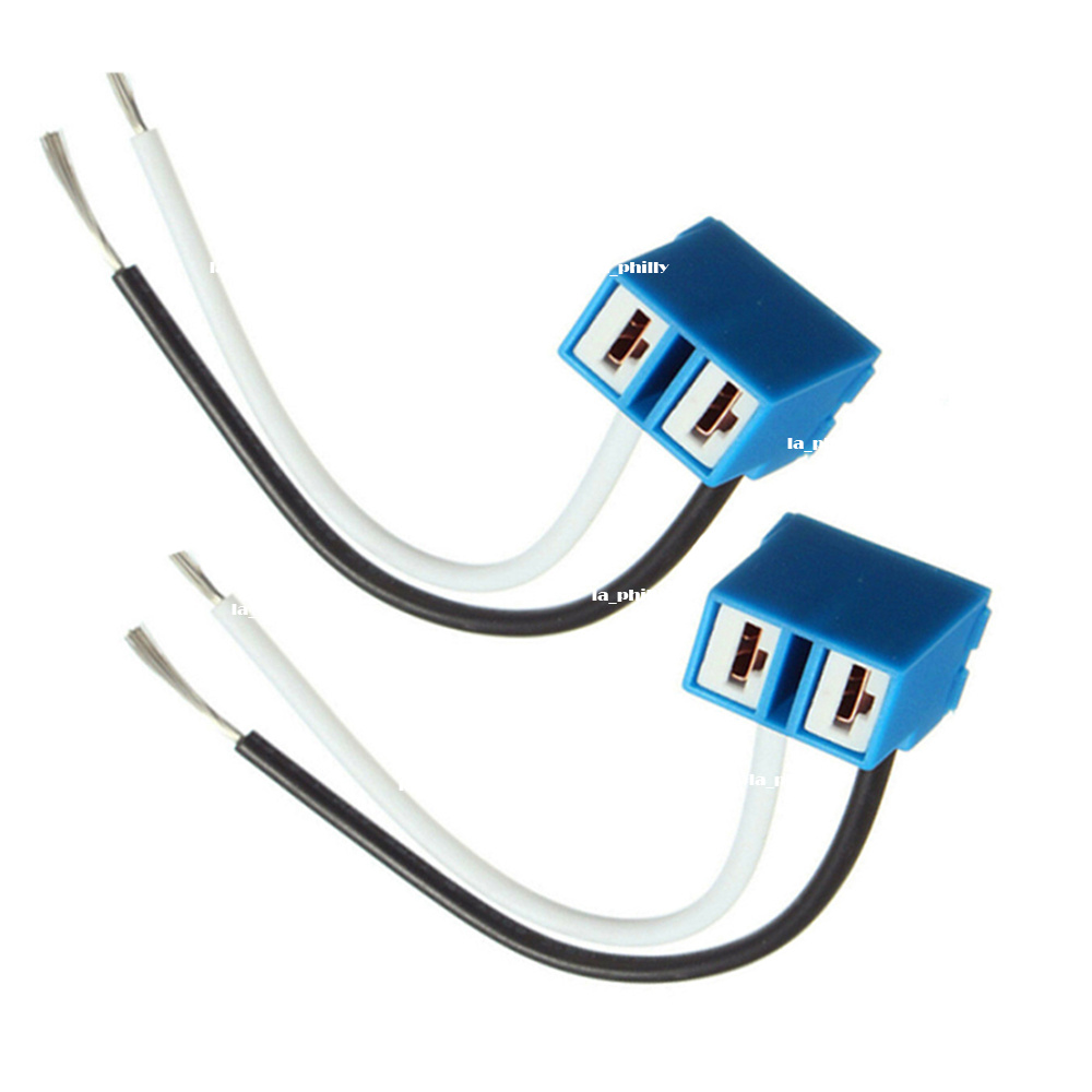2x H7 Headlight Bulb Socket Outlet Cceramic Lamps Base Car Connector Plug Socket