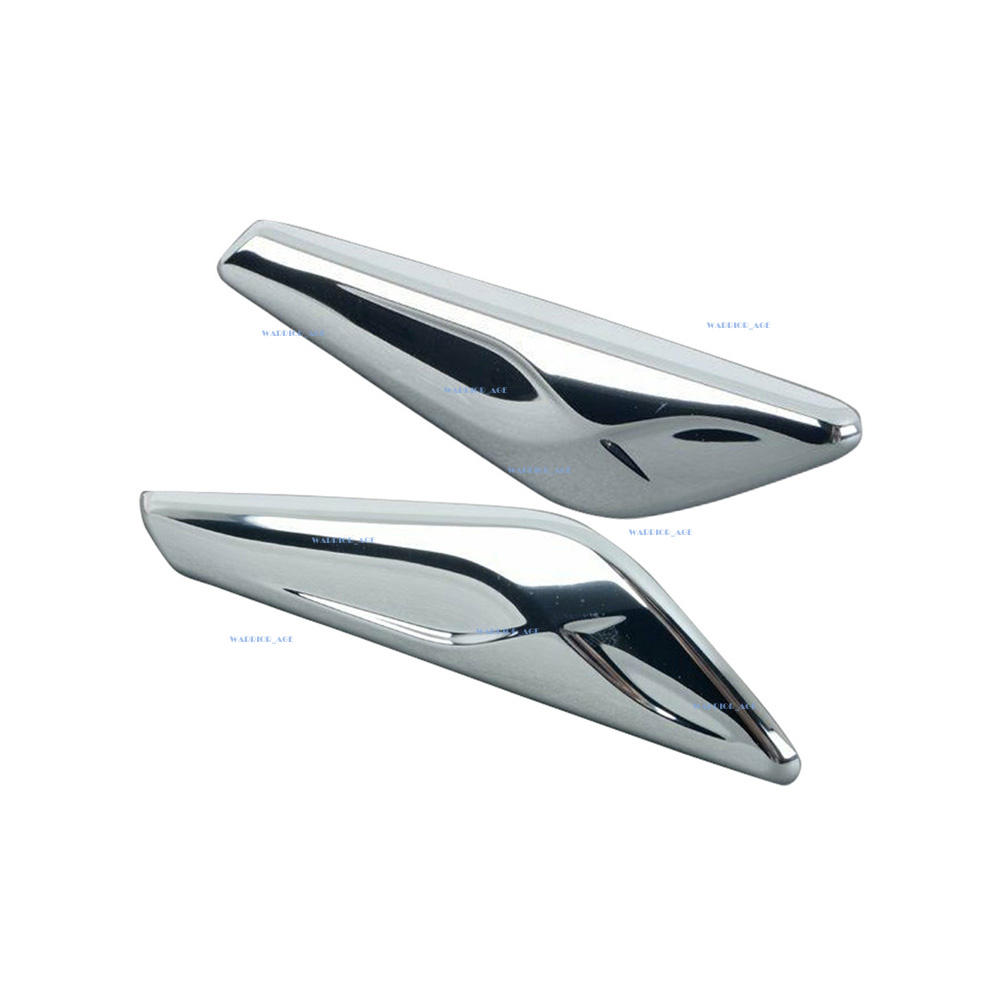 2 Pcs Side Fender Chrome Trim Finisher Front Left & Right For BMW X3 X4