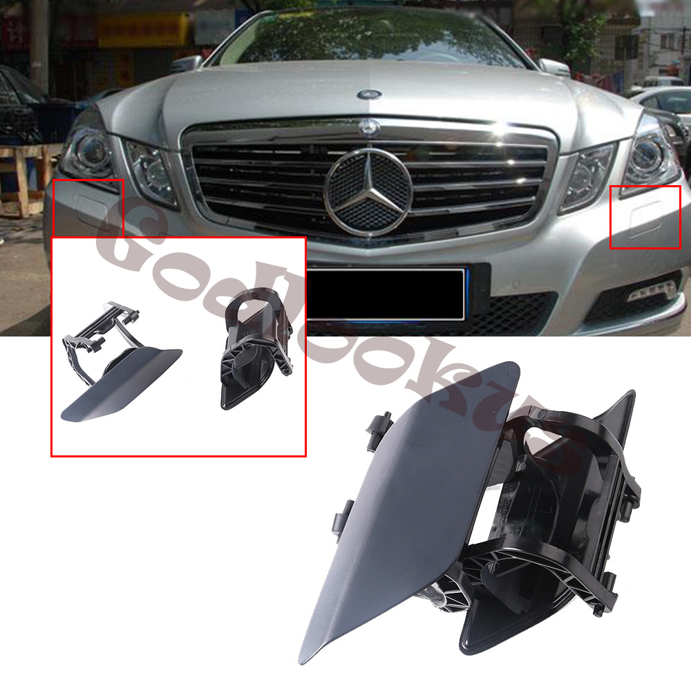 New Front Right/Left Headlight Washer Nozzle Cover Fits MercedesBenz E