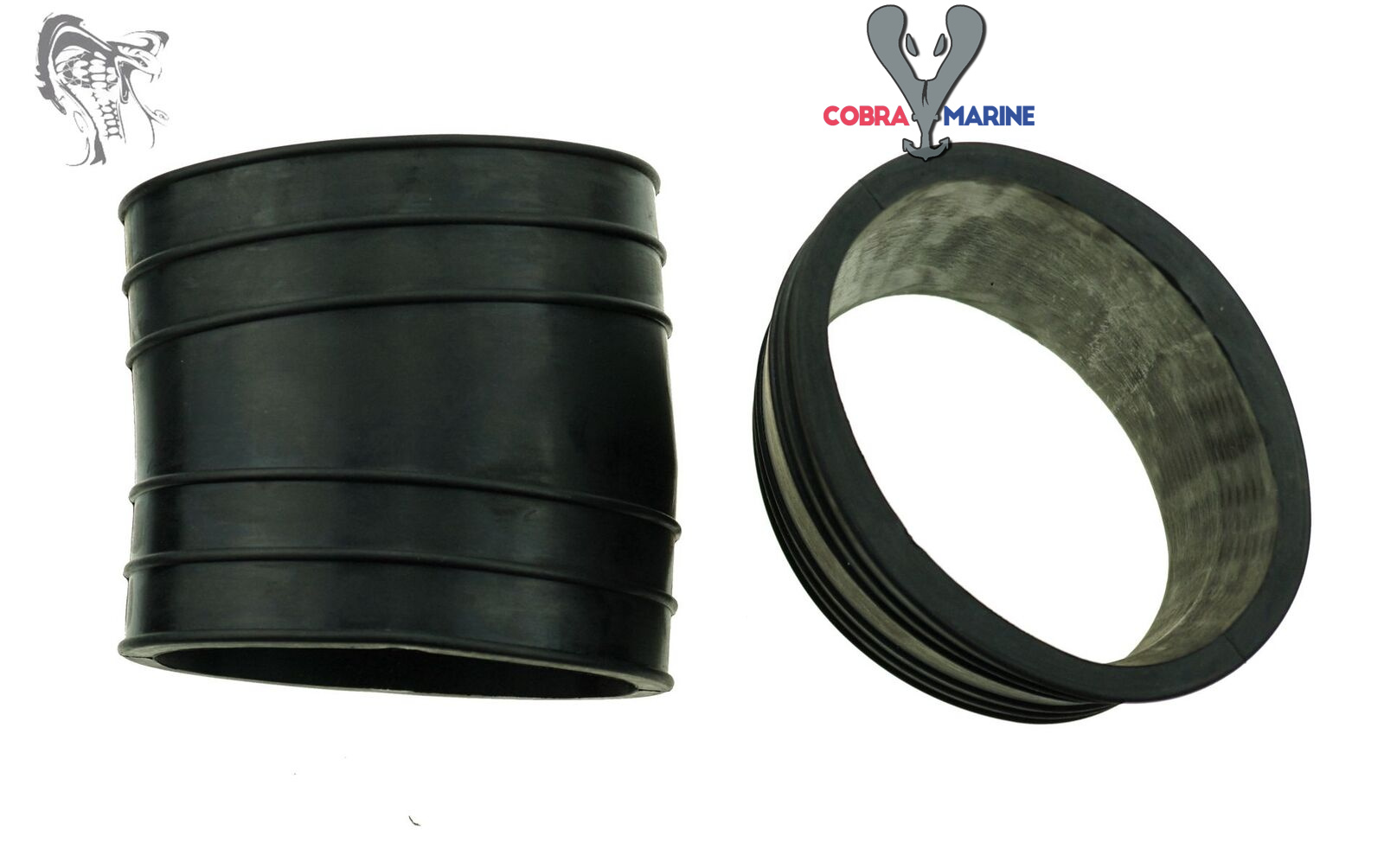 2 Pics of 4 inch Exhaust Bellows for Mercruiser replaces 3214358001 32