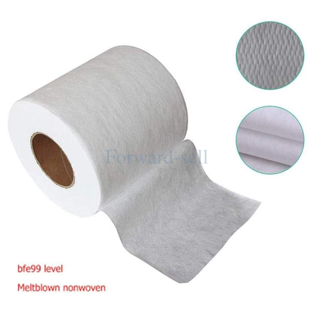 Nose Bridge Microfiber Melt-Blown, Nonwovens, Cotton Pack Include 3 Layers Fabric Fabric Interfacing for Home Made Face Masks Sewing Craft Elastic Bands can be DIY Finished Masks 30-40 Pcs