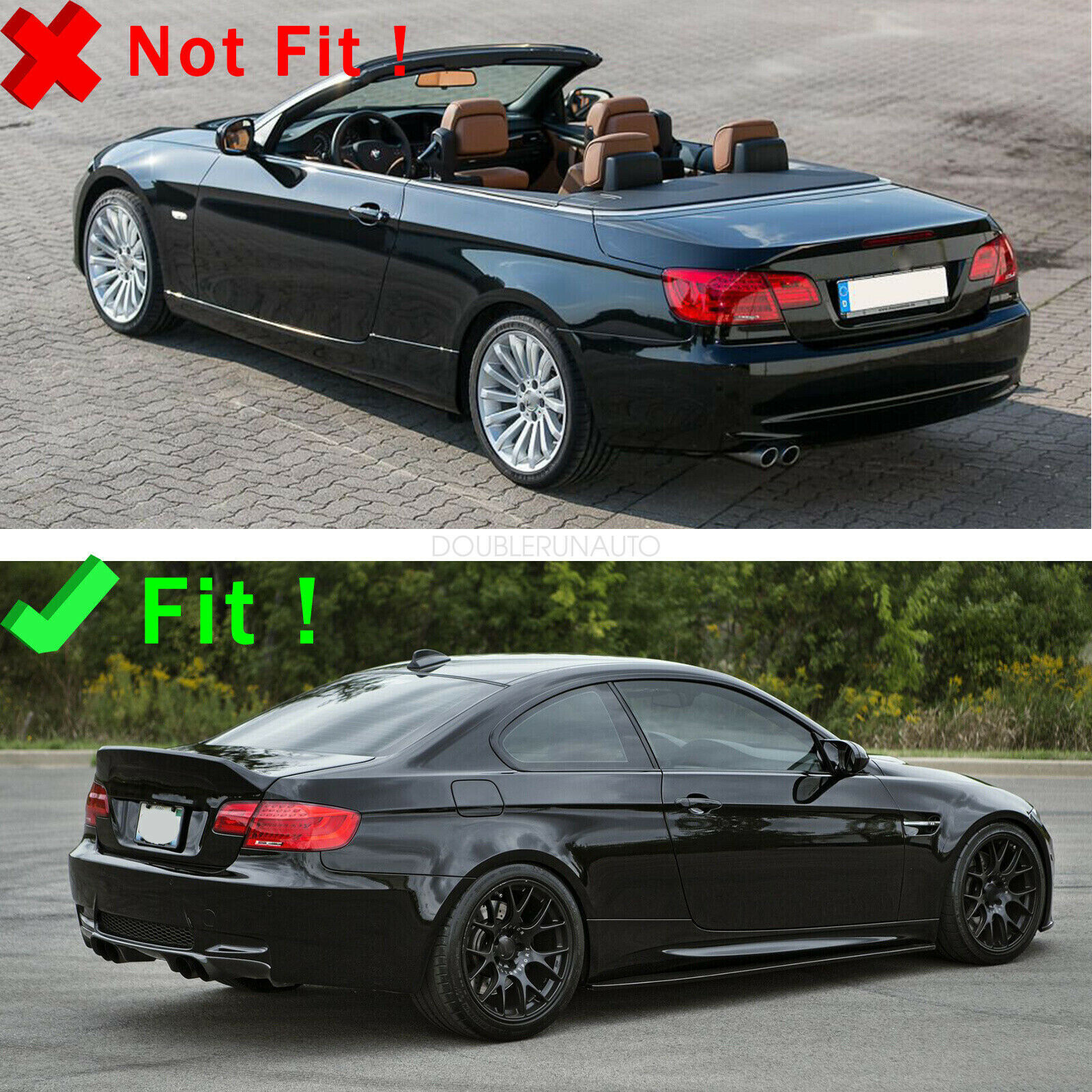 LED Tail Lights Rear Lamps Set For BMW 3 Series E92 Coupe LCI