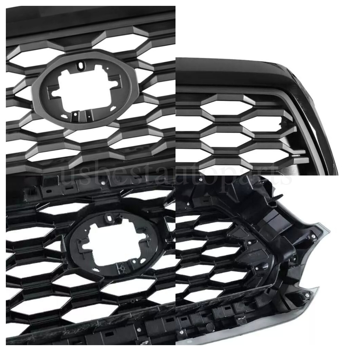 KARPAL Gloss Black Mesh Grille Insert For 2016-2023 Toyota Tacoma TRD Front Bumper