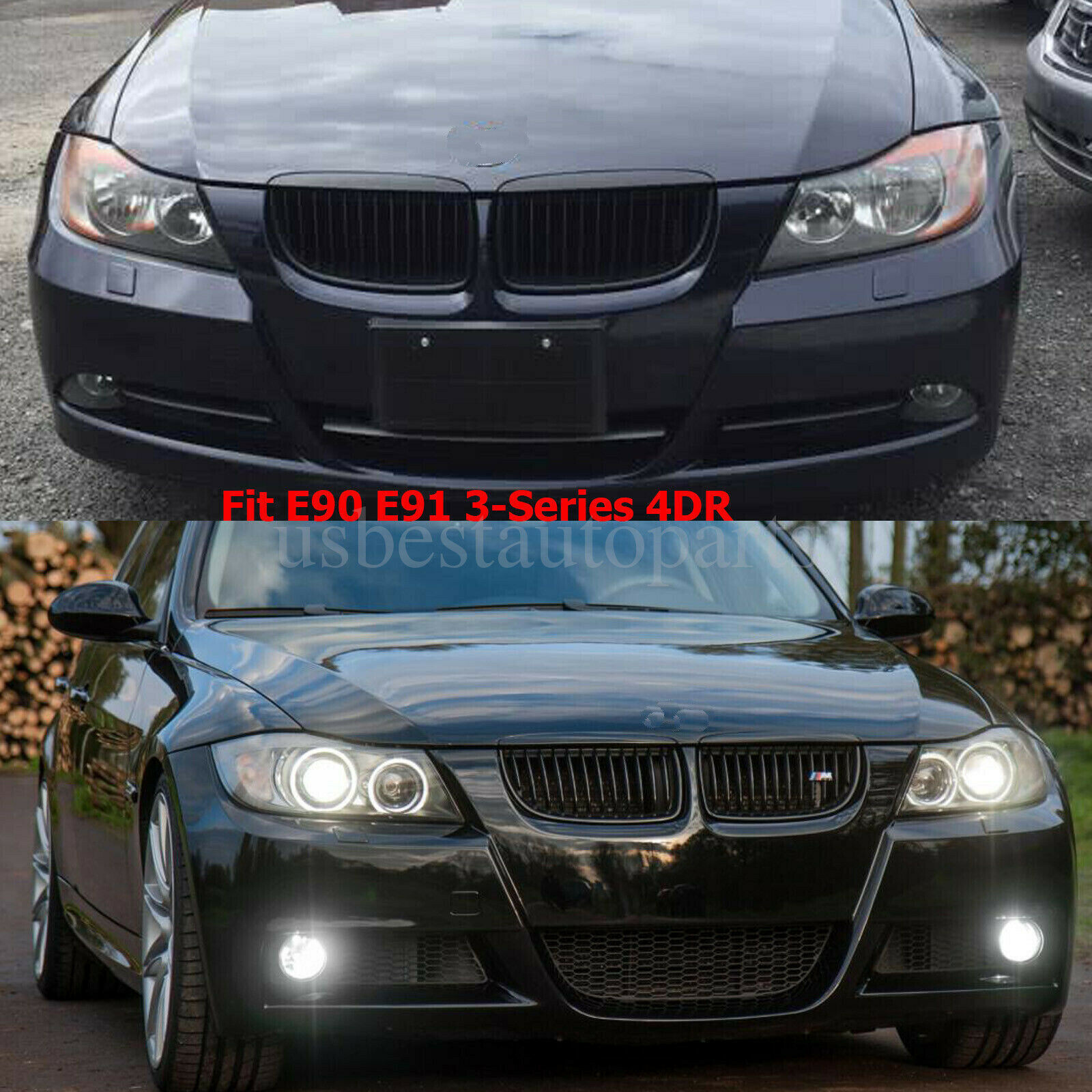 For BMW 2005-2011 E90 E91 3-Series Sedan M3 M-tech Style Side