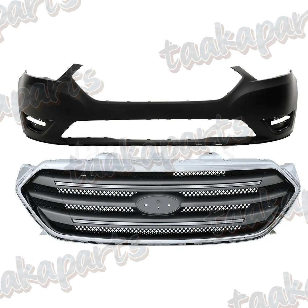 ABS6425BLK 13-19 Ford Taurus SE/SEL/Limited 1 PC Gloss Black Tape-on G