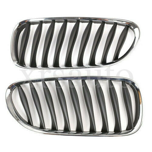 New Genuine BMW Z4 E85 E86 Front N/S Left And Chrome Kidney Grills