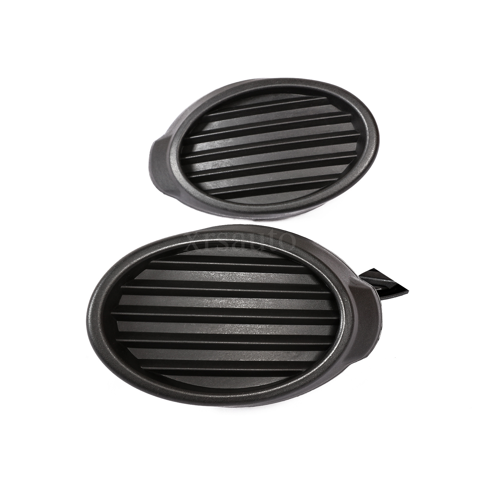 Pair Matte Black Front Fog Light Covers – For Ford Focus 2012-2014 – LH+RH – Direct Replace CP9Z17B814A/B