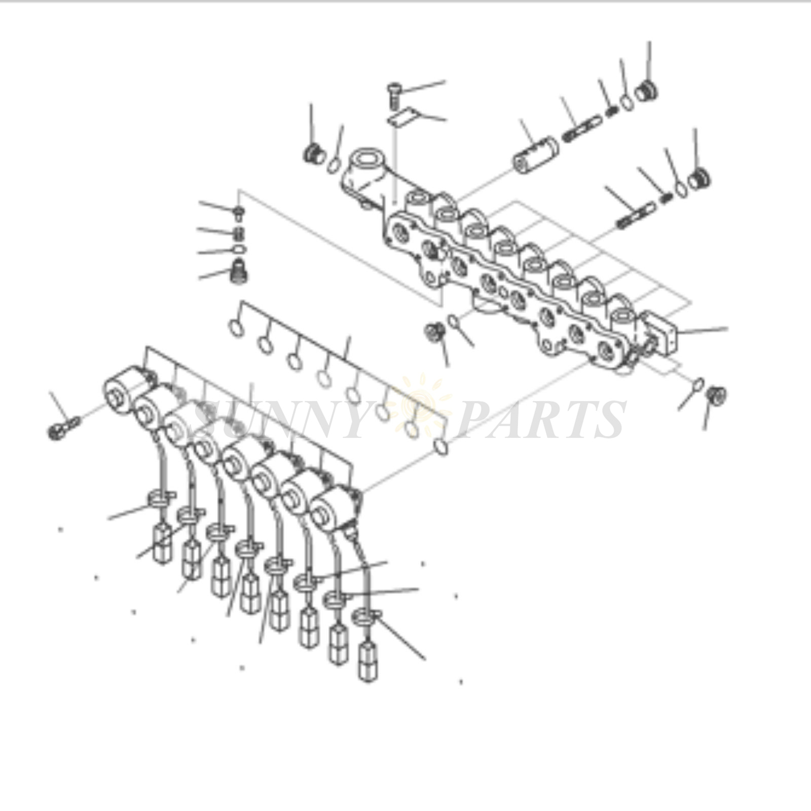2A3-60-11321 VALVE ASSEMBLY for Komatsu PC500LC-10M0 PC1250 2A3-60-11321 VALVE ASSEMBLY for Komatsu PC500LC-10M0 PC1250