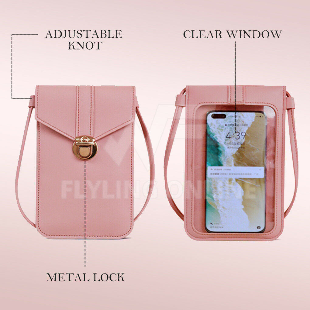 cell phone window purse