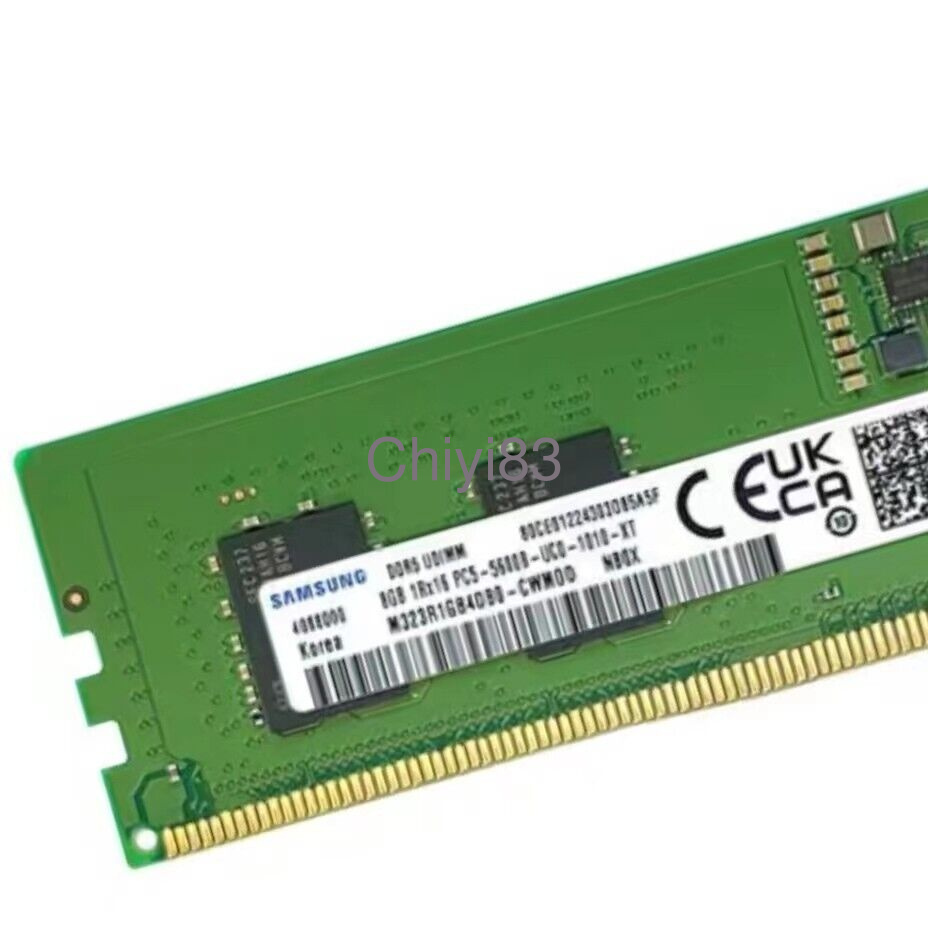 Samsung DDR5 8GB 5600MHz PC5-44800 UDIMM Desktop Memory Ram