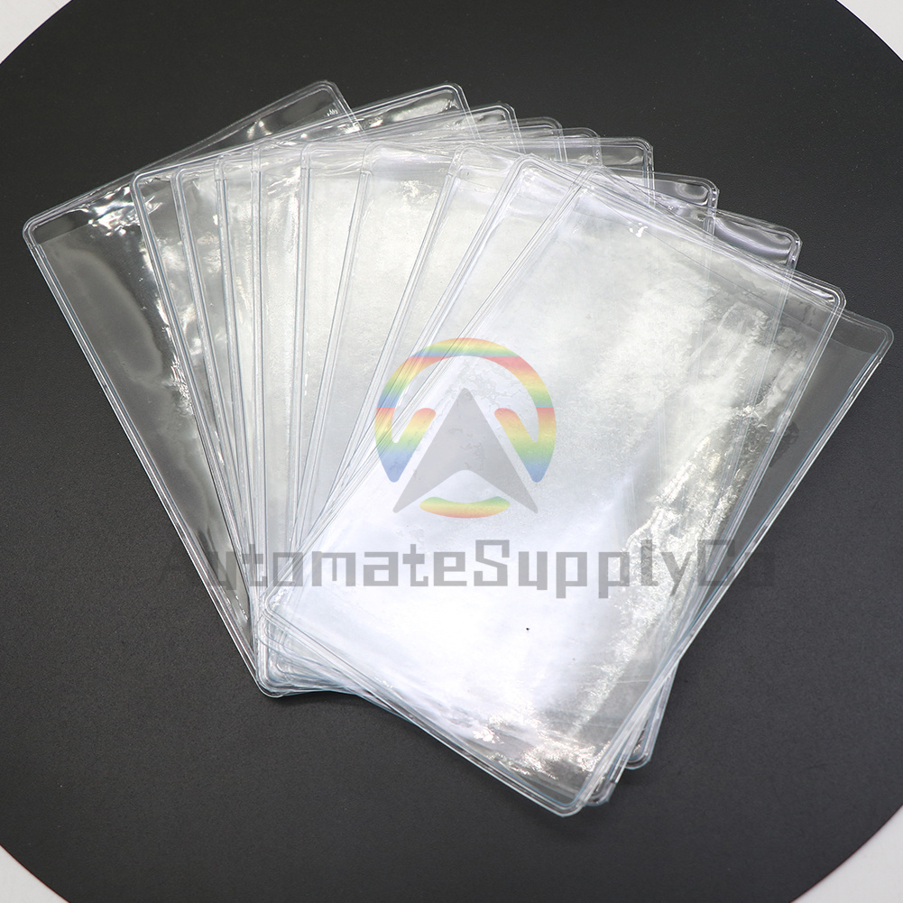 Soft Clear Plastic Card Sleeves Protectors for ID Cards 10PCS
