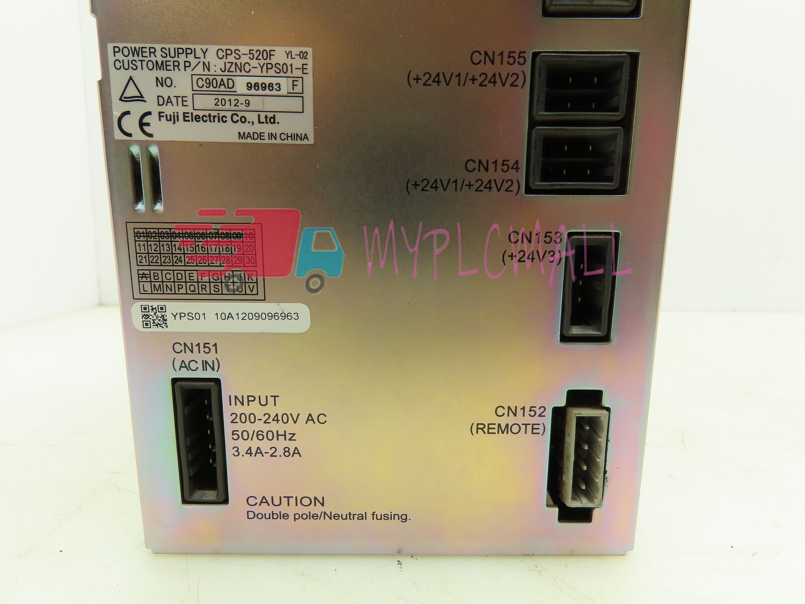 Fuji Electric JZNC-YPS01-E Yaskawa Power Supply Servo Control CPS
