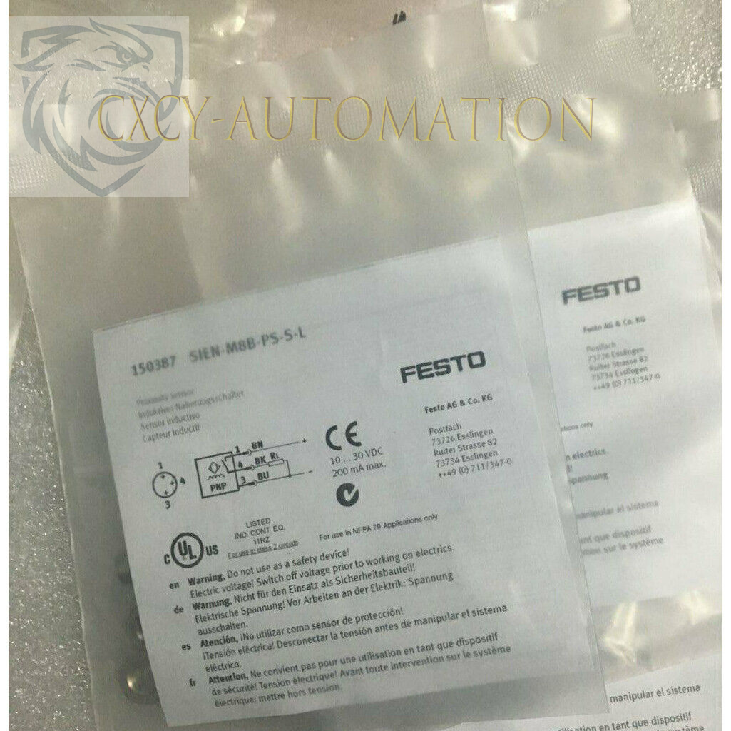 New Festo SIEN-M8B-PS-S-L 150387 Proximity Switch Quality