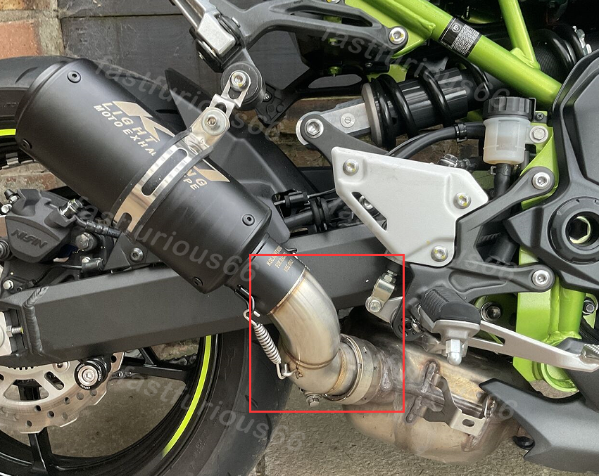 Mid Exhaust Link Pipe For Kawasaki Z900 20-2025 Motorcycle