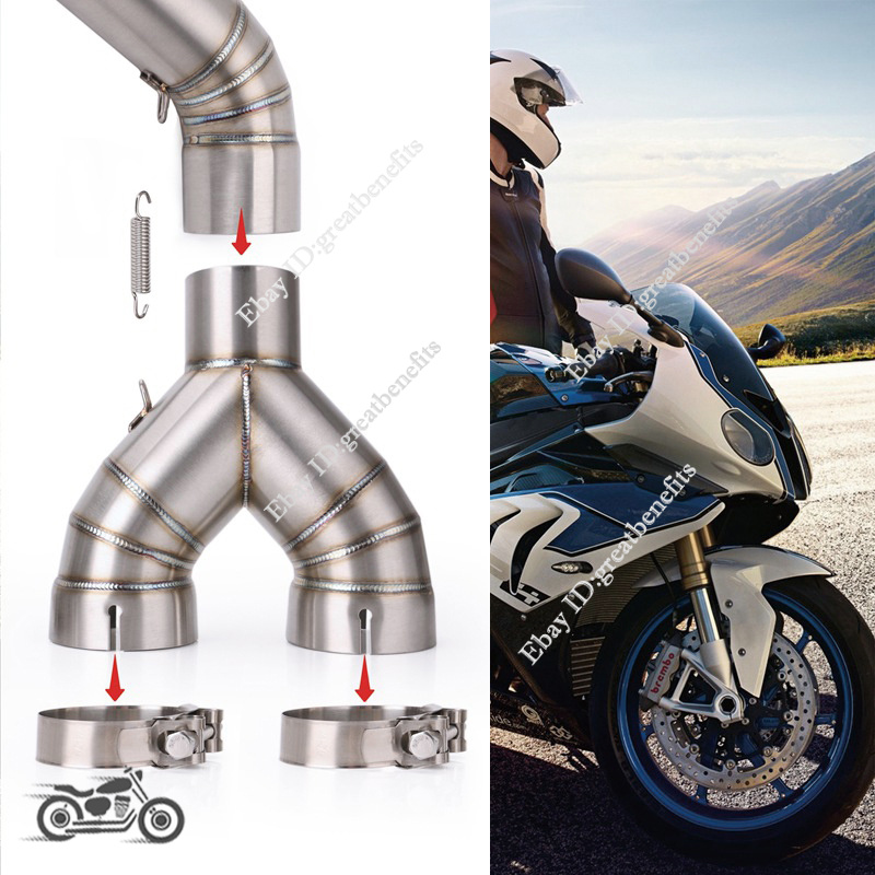 Mid Link Pipe For BMW S1000RR S1000R 60mm Exhaust Connect