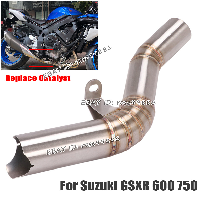 For 2008-2010 Suzuki GSXR 600 GSXR 750 Exhaust Link Mid Pipe