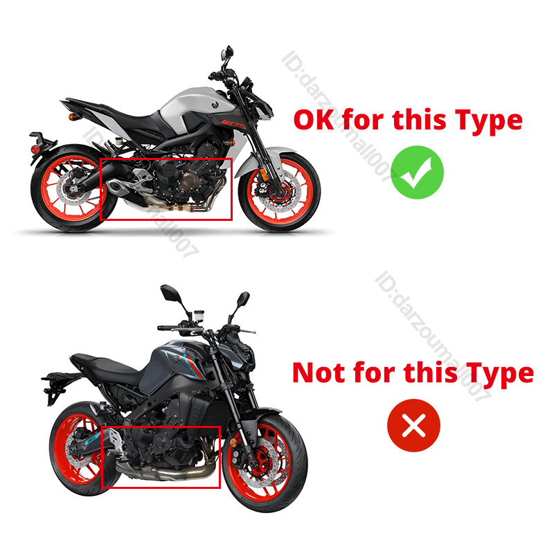 For Yamaha XSR900 MT-09 Tracer FZ09 Full System Header Exhaust