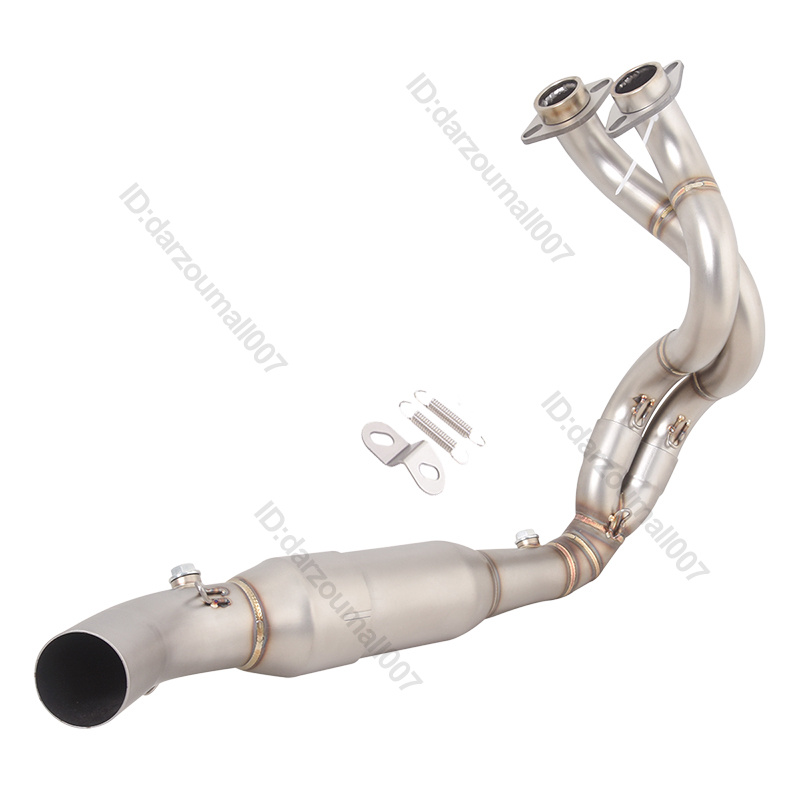 篳篥◦本管◦煤竹◦美品 For Kawasaki Ninja 650 Z650 2023-2025 Exhaust Header Front