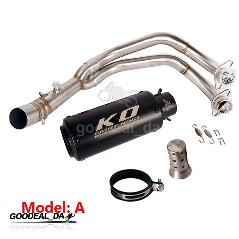 For Yamaha MT07 FZ07 2014-2022 Complete Exhaust Modified