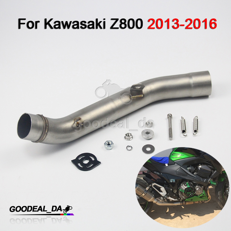 岸 Mid Pipe For Kawasaki Z800 2013-2016 Motorcycle Exhaust