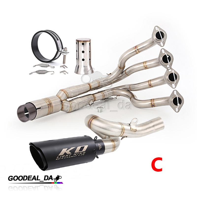 For Kawasaki Ninja ZX6R ZX636 2009-2023 Full Exhaust Header