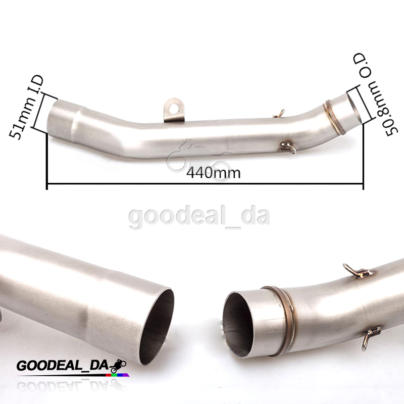イソップ Mid Pipe For Kawasaki Z800 2013-2016 Motorcycle Exhaust